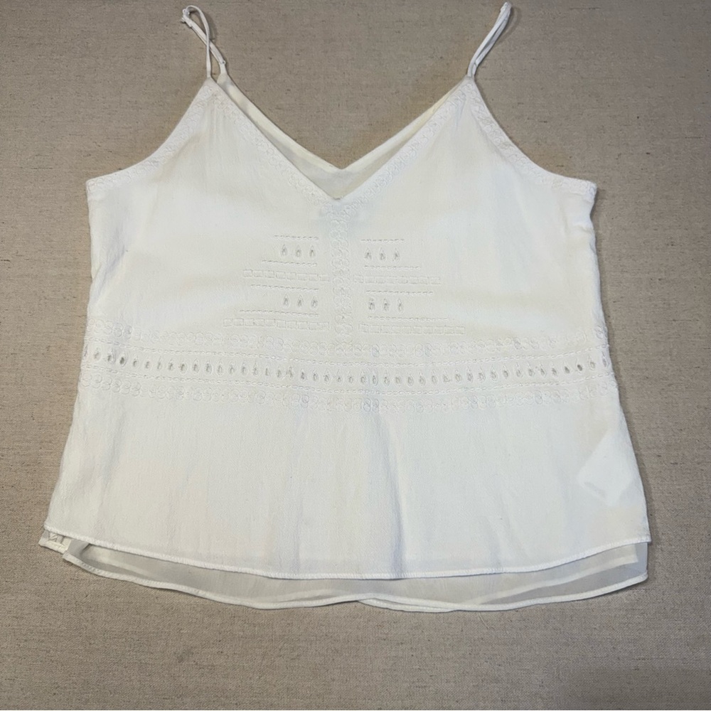 Express - Elegant White Women's Top - Size Small